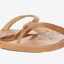 Olukai  Honu Womens Leather Flip Flop Sandals Photo 0