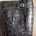 Lauren Ralph Lauren Crocodile heeled boots size 8.5 Black Photo 13