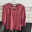 Westbound Nature by  Boho 3 Quarter Sleeve Blouse Womens Medium Photo 0