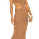 Michael Costello  x REVOLVE Athena Midi Dress in Mushroom Photo 0