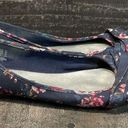 American Eagle  Women's Shoes Floral Flats Ladies Shoe Blue/Pink Size 8 Photo 1