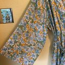 Piyama Long Floral Print Robe XL White Photo 4