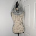 infinity Saks off Fifth Knit  Cowl Neck Scarf Grigio Gray Photo 2