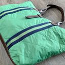 Tommy Hilfiger  Green Quilted Tote Shoulder Bag Photo 3