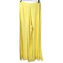 Showpo . Narissa Side Splits High Waisted Wide Leg Pants in Lemon Photo 7