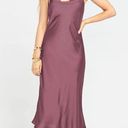 Show Me Your Mumu  Verona Cowl Dress Dusty Plum Luxe Satin XXS NWT Photo 2