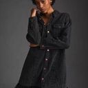 Pilcro  Tulle & Black Denim Shirt Dress Photo 0