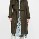 ZARA women trench coat / outerwear/ jacket with belt size s Photo 0