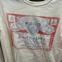 Budweiser Women's White  Short Sleeve Graphic T-Shirt Photo 3