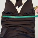 Juicy Couture  Grant Halter Swimdress One Piece Y2K Small NWT Neutral Chocolate Photo 5