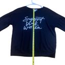 Nine West  “support black women” crewneck size small Photo 5