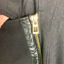 Bebe Black Long Fleece Zip Up Jacket Photo 2