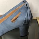 Comfort view jobee blues suede tasseled pumps size 8 Photo 3