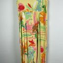 Jams World  Yellow Parrot Bird Floral Tropical Art to Wear Maxi Dress Photo 10