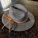 Relativity NWT  Blue Sahara Hat Panama Sun Hat one size  medium large 100% paper Photo 0