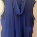 Lane Bryant Livi Women's Plus Size Sleeveless Hooded Hoodie Blue Size 26/28 Photo 1