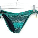 Radio Fiji  Women's Sz S/M Snakeprint Bikini Two Piece Sets Green *READ Photo 1