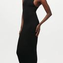 Naked Wardrobe NWOT  Black Sleeveless Mock Neck Maxi Dress Photo 1