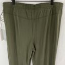 Treasure & Bond New  Soft Modal Knit High Waist Joggers Olive Sarma Photo 9