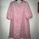 Madewell Light Pink Corduroy Dress Photo 0