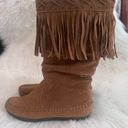 Rampage Fringe Festival Moccasin Boots Size 7.5 Womens Juniors Photo 1