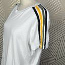 n:philanthropy  Verbena Stripe Shoulder T-Shirt in White Size US Medium Photo 6