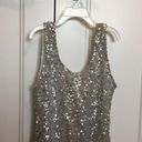 Alythea  silver sequined mini dress size medium Photo 10