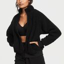 Victoria's Secret 
Cozy Fleece Full-Zip Mock Neck Jacket Photo 3