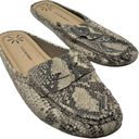 Isaac Mizrahi Live! Alicia Snake Embossed Mule Slide Loafer Womens Size 11M Photo 0