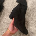 Unisa Black Over Knee Boots Photo 3