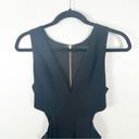 NBD  x The Naven Twins Sweet Dreams Black Side Cutouts V-Neck Mini Dress Small Photo 7