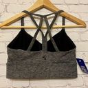 JoyLab  Women’s Strappy Longline Brushed Jersey Bra Charcoal Heather NWT Photo 62