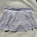 Lululemon Pace Rival Skirt in White size 6 Photo 0