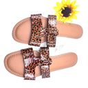 J.Crew  Womens Animal Print Sandal Slide Sz 9 Photo 1