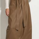 Vince  Belted Lambskin Leather Skirt-‎ NWT 6 Photo 3