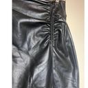 Nanushka Vegan Black Leather Skirt Sz. S Photo 3