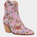 Betsey Johnson  Diva Embellished Western Ankle Boots Size 9 NEW Photo 0