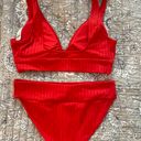 Aerie Red Bikini Set Photo 1