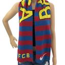 Nike  Blue Red Yellow Knit FCB Barcelona Spain Football Futbol Soccer Scarf Photo 2