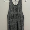 Sweaty Betty  Gray "Get Your Om Back" Racerback Tank Top Size XS Photo 1