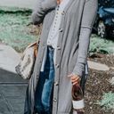 We The Free  {Free People} Perfect Match Longline Duster Cardigan (Gray) - XS Photo 2