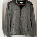 GREG NORMAN JACKET FULL ZIP 2 POCKETS SIZE MED HEATHERED GREY WITH DARKER GREY Gray Photo 0