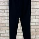 Lafayette 148  New York Menswear Black Stretch Wool Straight Leg Pants Size 6 Photo 6