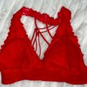 Victoria's Secret PINK Lined Scrappy Lace Bralette Photo 0