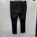DKNY  Jeans Black Gray Ponte Diamond High Rise Straight Leg Pull-On Pants Size XL Photo 3