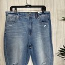 American Eagle NWT  Plus Size Ripped Cool Classic Mom Jeans Crop Ankle 16 Short Photo 3