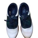 FootJoy  Women’s White Green Plaid Lace Up Spiked Golf Shoes Size 7.5M Photo 0