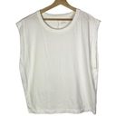 Aerie  White Crewneck Sleeveless Muscle Shirt XS Photo 0