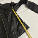 Cole Haan Women’s Cold Haan Genuine Lamb Skin Leather Zip Up Jacket Black Size XS Photo 8