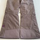 The North Face Women’s Size MEDIUM Ski Snowboard Snow Pants Brown Purple Photo 9